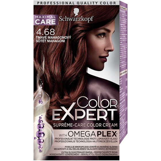 Schwarzkopf Color Expert barva na vlasy 4.68 Tmavě mahagonový