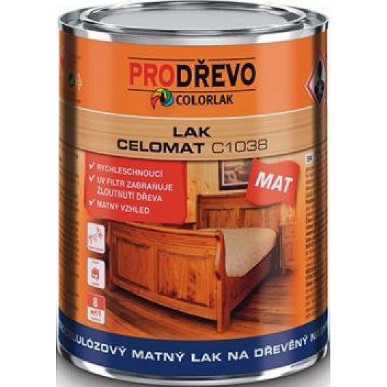 Colorlak Celomat C1038 nitrocelulozowy matowy lak na drewniany mebel 0,35 l