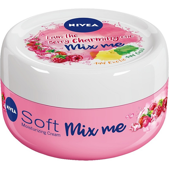 Nivea Soft Mix Me Berry Charming svěží hydratační krém 100 ml