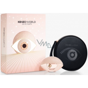Kenzo World Eau de Toilette woda toaletowa dla kobiet 50 ml + kosmetyczka, zestaw prezentowy