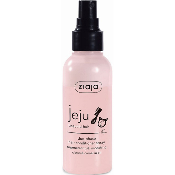 Ziaja Jeju Dwufazowy spray do włosów z działaniem przeciwdziałającym i antybakteryjnym 125 ml