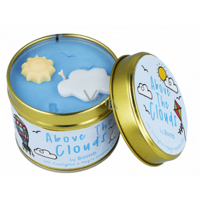 Bomb Cosmetics Nad mraky - Above The Clouds Wonna naturalna, ręcznie wykonana świeca w puszce pali się aż 35 godzin Bomb Cosmetics Nad mraky - Above The Clouds Wonna naturalna, ręcznie wykonana świeca w puszce pali się aż 35 godzin