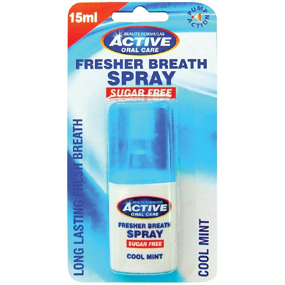 Beauty Formulas Cool Mint ústní sprej 15 ml