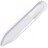 Bohemia Crystal Pilník skleněný malý bílý 9 cm 1 kus