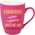 Albi Sametowy kubek Najlepsza przyjaciółka różowy 300 ml