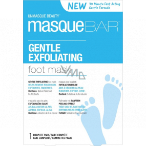MasqueBar Gentle Exfoliating Foot Mask delikatna maska złuszczająca na stopy 1 para