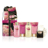 Baylis & Harding Tajemná růže mycí gel 100 ml + sprchový krém 100 ml + tělové mléko 50 ml + krém na ruce 50 ml + sůl do koupele 25 g + mycí houba, kosmetická sada pro ženy
