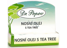 Dr. Popov Olejek do nosa z drzewa herbacianego roll-on na udrożnienie dróg oddechowych 6 ml