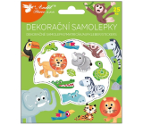 Naklejki dekoracyjne ZOO 13 x 15,5 cm 25 sztuk