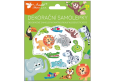 Naklejki dekoracyjne ZOO 13 x 15,5 cm 25 sztuk