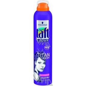 Taft Titan Looks Extreme drží za všech podmínek lak na vlasy 250 ml