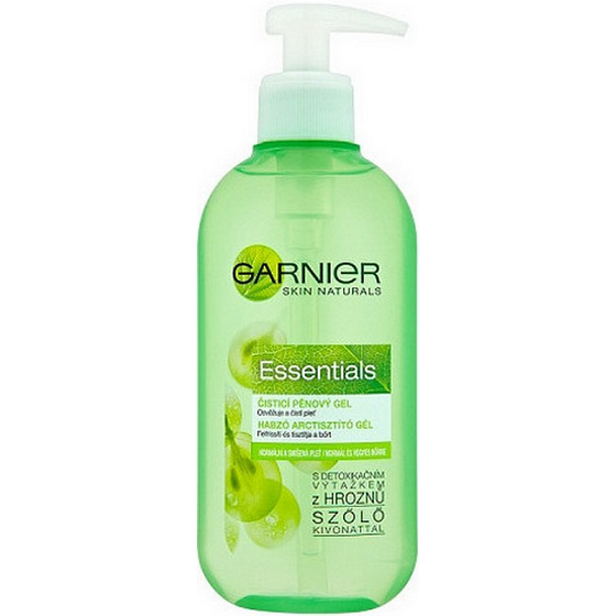 Garnier Skin Naturals Essentials čisticí pěnový gel normální a smíšená pleť 200 ml