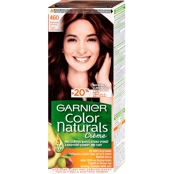 Garnier Color Naturals barva na vlasy 460 rubínově červená