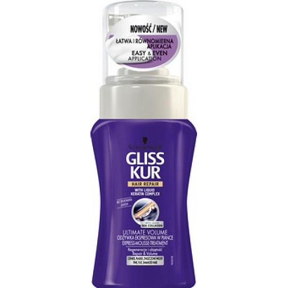 Gliss Kur Ultimate Volume Regenerace a objem regenerační pěna na vlasy 125 ml
