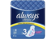 Always Classic Night wkładki higieniczne z skrzydełkami 8 sztuk