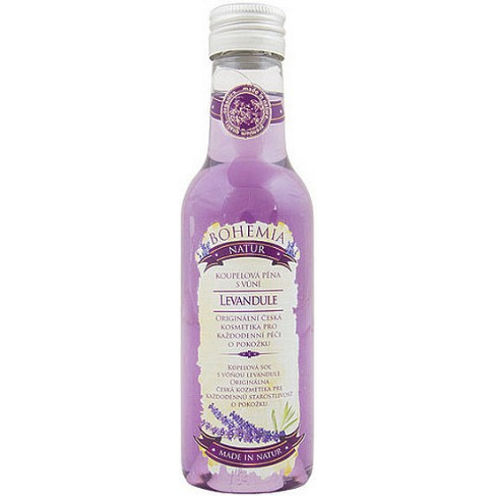 Bohemia Gifts Levandule s extraktem z bylin a vůní levandule koupelová pěna 200 ml