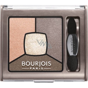 Bourjois Smoky Stories Quad Eyeshadow Palette oční stíny 12 Sau Mondaine 3,2 g