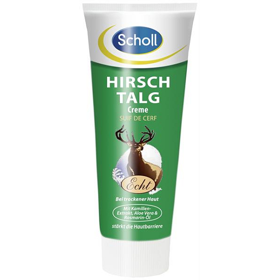 Scholl Hirsch Talg Creme bylinný krém pro suchou pokožku 100 ml