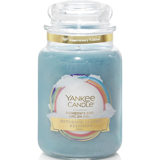 Yankee Candle Rainbows End - Na konci duhy vonná svíčka Returning Classic velká sklo 623 g