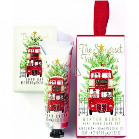 Somerset Toiletry Zimní bobule krém na ruce 30 ml + toaletní mýdlo 80 g, kosmetická sada Somerset Toiletry Zimní bobule krém na ruce 30 ml + toaletní mýdlo 80 g, kosmetická sada