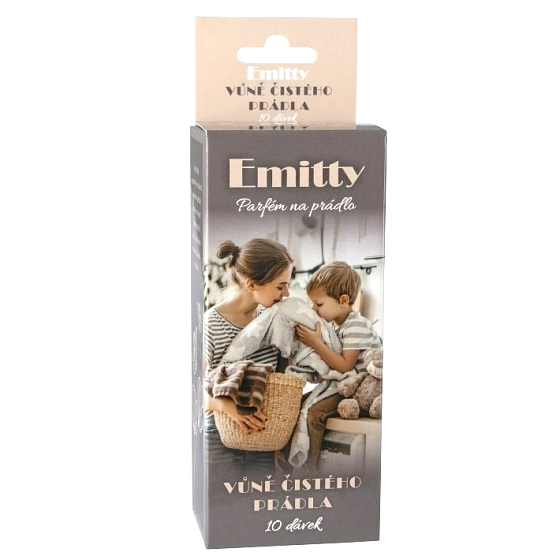 Emitty Parfém na prádlo Vůně čistého prádla 10 dávek 10 ml