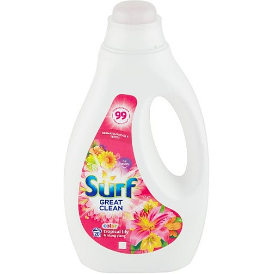 Surf Color Tropical Lily & Ylang Ylang gel na praní barevného prádla 20 dávek 1 l