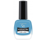Golden Rose Keratin Nail Color lak na nehty 76 Jasně modrá 10,5 ml