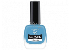 Golden Rose Keratin Nail Color lak na nehty 76 Jasně modrá 10,5 ml