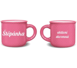 Niekupiony imienny mini kubek Szpańka 100 ml