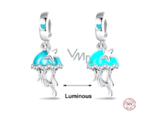 Srebrny wisiorek 925 Luminozna Meduza - 2w1 meduza, gwiazda