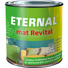 Eternal mat Revital kolor do odnawiania starych powłok, 213 czarny, 350 g