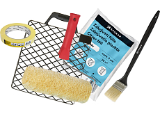 Spokar Plus zielonożółty wałek do malowania, 240 mm + uchwyt, folia, taśma