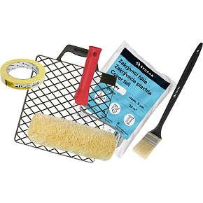 Spokar Plus zielonożółty wałek do malowania, 240 mm + uchwyt, folia, taśma