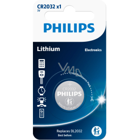 Baterie Philips Lithium CR2032 1 ks 3V Baterie Philips Lithium CR2032 1 ks 3V