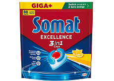 Somat Excellence 3w1 Cytryna tabletki do zmywarki 88 sztuk