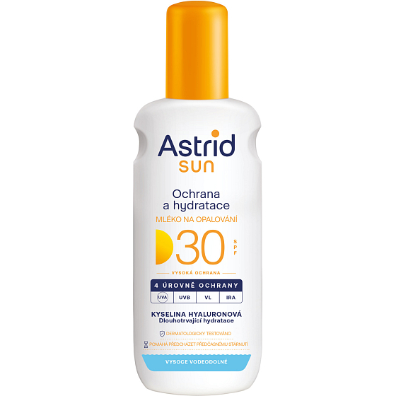 Astrid Sun mleko na opalanie w sprayu OF30, 200 ml
