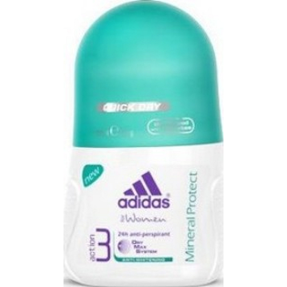 Adidas Action 3 Mineral Protect kuličkový antiperspirant deodorant roll-on pro ženy 50 ml