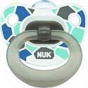Nuk Classic Happy Days ortodontické silikonové šidítko 0-6 měsíců 1 kus