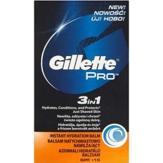 Gillette Pro 3v1 SPF15+ balzám po holení, pro muže 50 ml