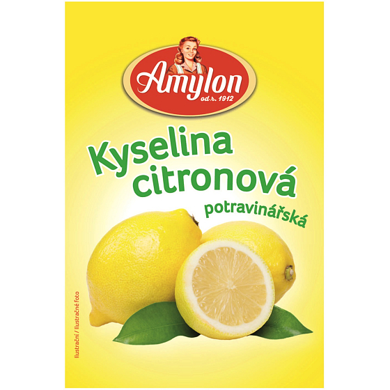 Amylon Kwas cytrynowy do żywności oczyszczony preparat do gospodarstwa domowego 100 g