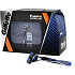 Gillette Fusion ProGlide Manual strojek + náhradní hlavice 3 kusy + kosmetickou tašku, kosmetická sada pro muže