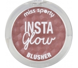 Miss Sporty Insta Glow Blusher róża 002 Radiant Mocha 5 g