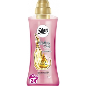 Silan Soft & Oils Sweet Magnolia avivážní prostředek koncentrát 24 dávek 600 ml
