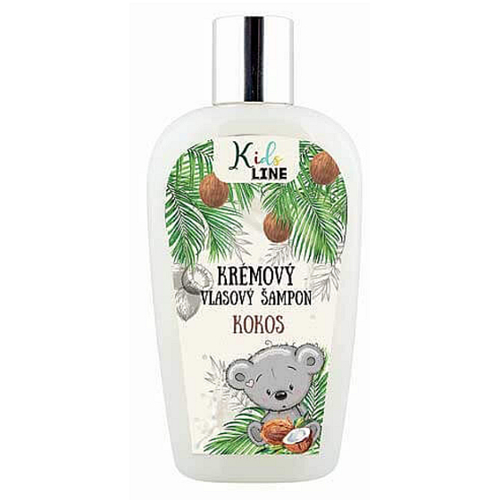Bohemia Gifts Dino Kokos šampon na vlasy pro děti 250 ml