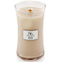 WoodWick White Honey - Bílý med vonná svíčka s dřevěným knotem a víčkem sklo velká 609,5 g