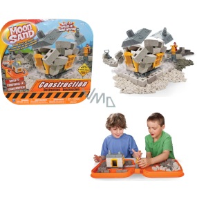 Moon Sand Construction lehká modelovací hmota, hypoalergenní, doporučený věk od 3 let, kreativní sada