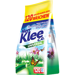 Herr Klee Universal proszek do prania, 120 prań, 10 kg