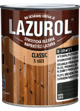 Lazurol Classic S1023 cienkowarstwowa lazura do drewna z zawartością olejów, 0099 heban, 750 ml