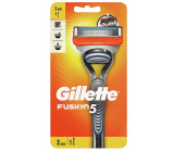 Gillette Fusion5 maszynka do golenia + wymienne wkłady 2 sztuki, dla mężczyzn