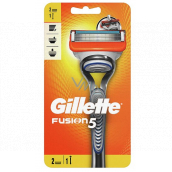 Gillette Fusion5 maszynka do golenia + wymienne wkłady 2 sztuki, dla mężczyzn